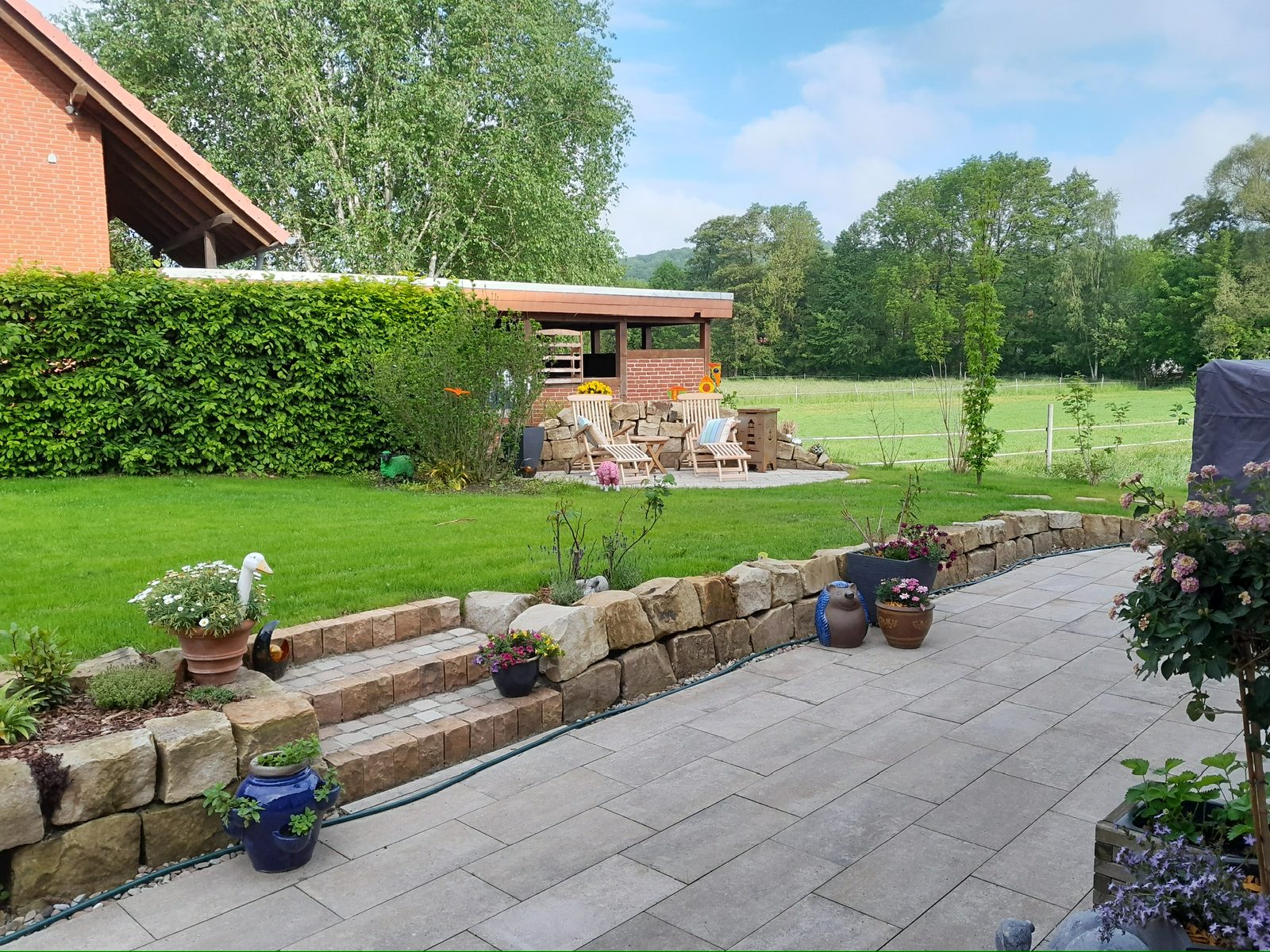 Projekt 05 – Terrasse mit Bepflanzung